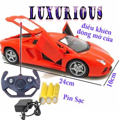 Xe điều khiển từ xa đóng mở cửa, có đèn pha siêu sáng