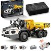 Đồ chơi lắp ráp Lego Cada C61054 xe tải tự đổ khớp nối City Technical Dump Truck Building Blocks DIY Heavy Engineer RC