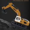 【điều khiển từ xa】HUINA TOYS 1331 1/16 9CH RC Excavator Truck Car with Light 350° Rotation