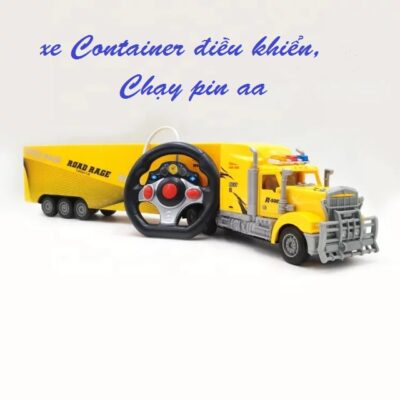 Xe Container Ô TÔ Điều Khiển Từ Xa, Dài 60 cm, Đầu kéo tháo rời được [ Hình thật ]