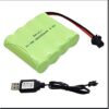 combo Pin sạc xe điều khiển từ xa - Pin sạc 4.8v 2400mah