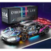 🔥khối xây dựng cyberpunk Lambo xe thể thao điều khiển từ xa lắp ráp cậu bé đua mô hình đồ chơi